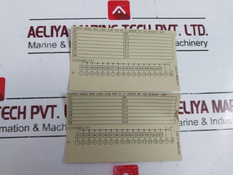 Ge Fanuc Ic200mdl741g Output Module Ic200mdl741 24vdc