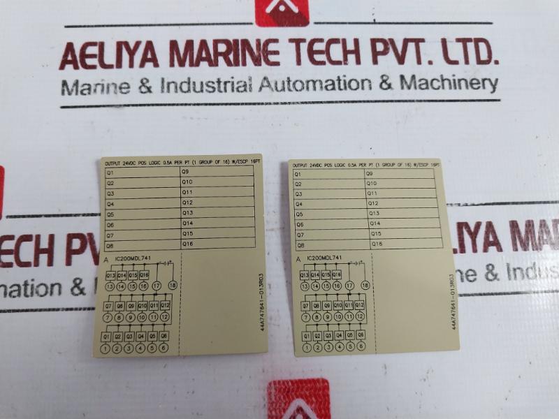 GE Fanuc IC200MDL741G Output Module IC200MDL741 24VDC