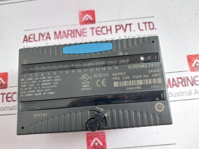 Ge Fanuc Ic200mdl741g Output Module Ic200mdl741 24vdc