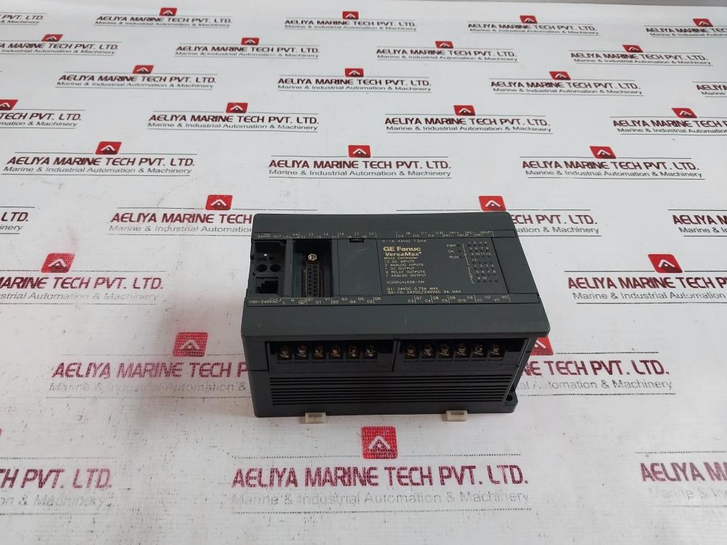 Ge Fanuc Ic200ual006-ch Versamax Micro Controller 07000201283 24vdc 7.5ma