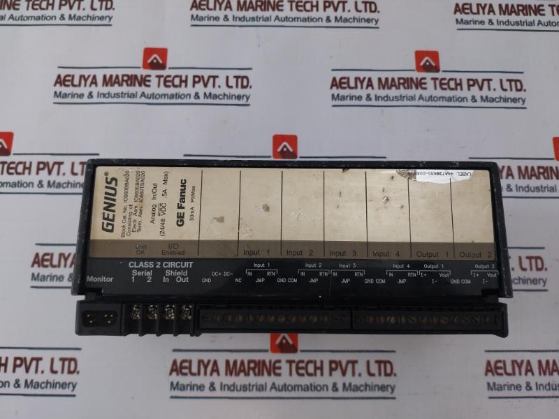 Ge Fanuc Ic660Bba020 Genius Block I/O Module 24/48 Vdc, 5A Max