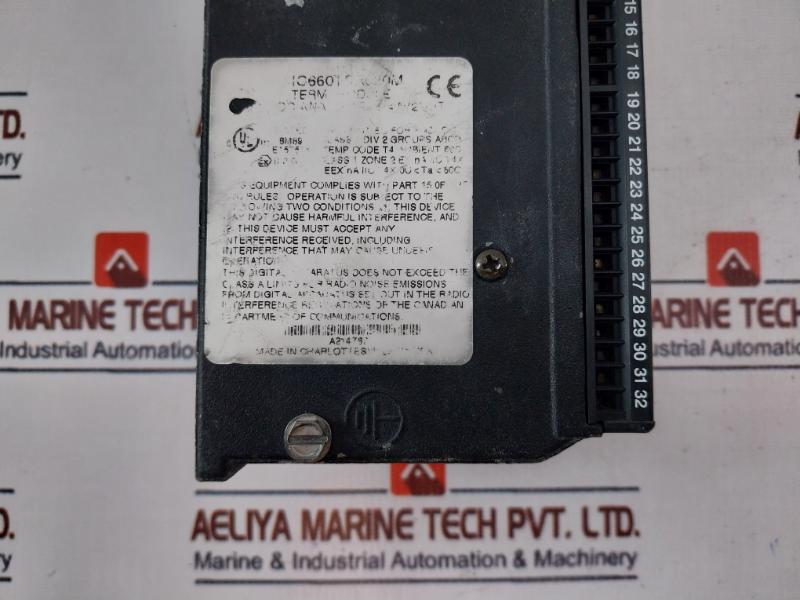 Ge Fanuc Ic660Bba020 Genius Block I/O Module 24/48 Vdc, 5A Max