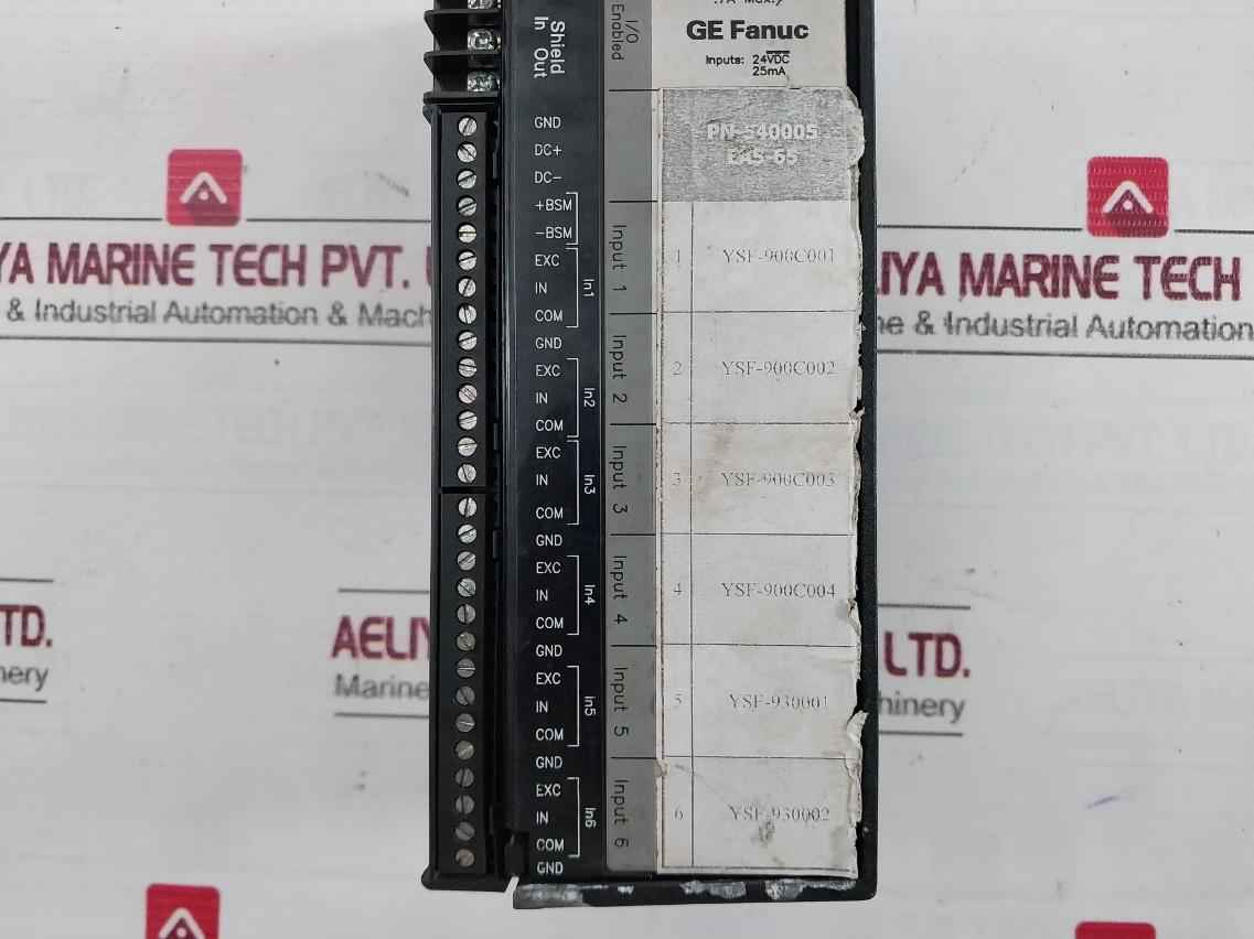 Ge Fanuc Ic660Bba026 Analog Input Block Module 24Vdc 25Ma Pn-540005 Ea5-65 60C