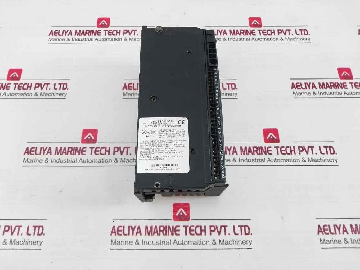 Ge Fanuc Ic660Bba026 Analog Input Block Module 24Vdc 25Ma Pn-540005 Ea5-65 60C