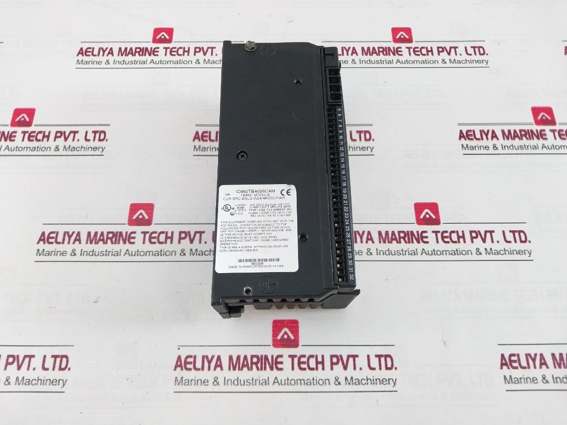 Ge Fanuc Ic660Bba026 Genius Analog Input Block Module 24Vdc 25Ma Ea-a5-90 60C