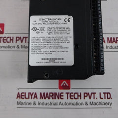 Ge Fanuc Ic660Bba026 Genius Analog Input Block Module 24Vdc 25Ma Ea-a5-90 60C