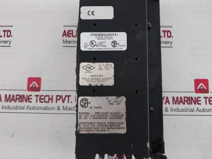 Ge Fanuc Ic660Bba026 Analog Input Block Module 24Vdc 25Ma Pn-540005 Ea5-65 60C