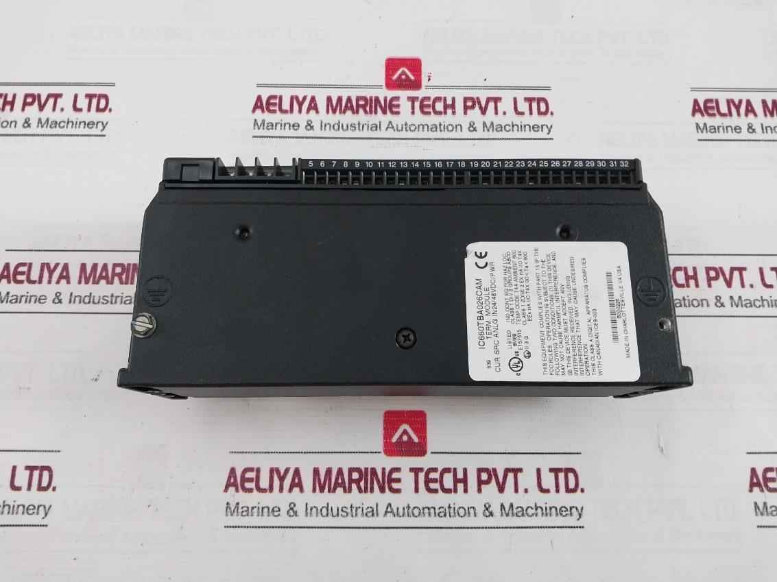 Ge Fanuc Ic660Bba026 Analog Input Block Module 24Vdc 25Ma Pn-540005 Ea5-65 60C