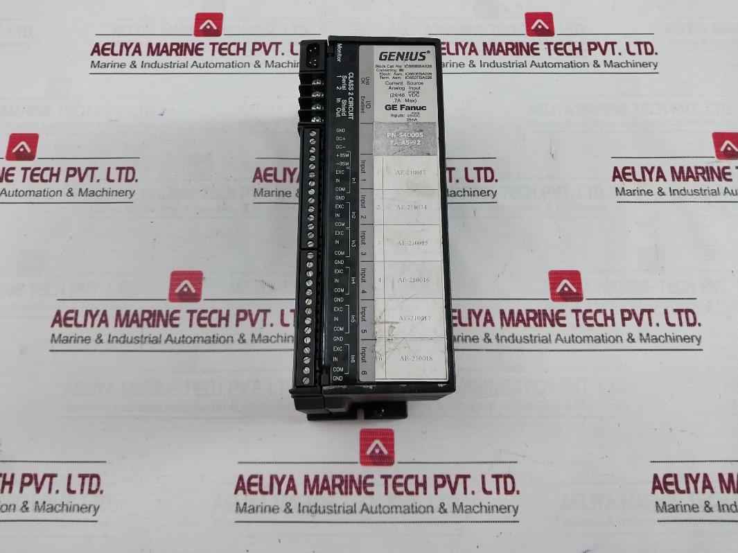 Ge Fanuc Ic660Bba026 Genius Analog Input Block Module Pn-540005 Ea-a5-92 24Vdc