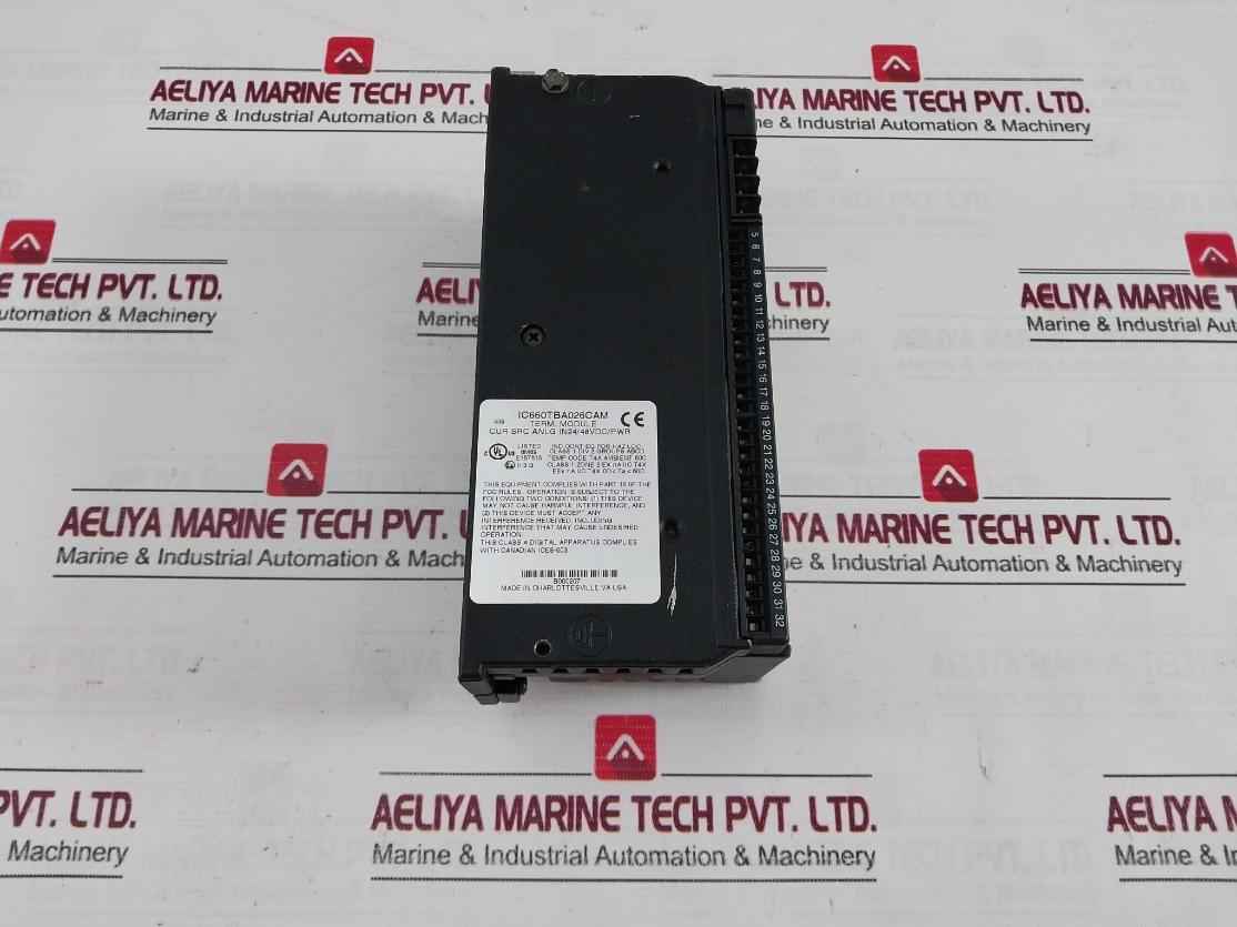 Ge Fanuc Ic660Bba026 Genius Analog Input Block Module Pn-540005 Ea-a5-92 24Vdc
