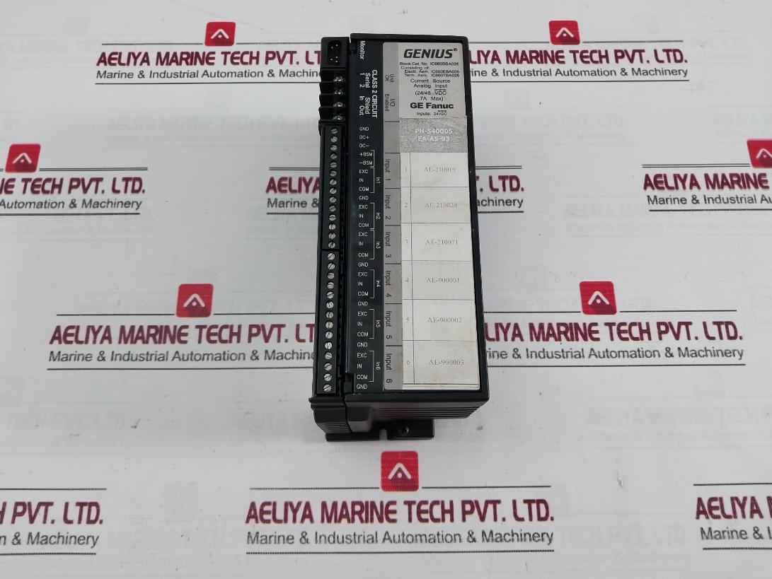 Ge Fanuc Ic660Bba026 Genius Analog Input Block Module T4A E157515 24Vdc 25Ma