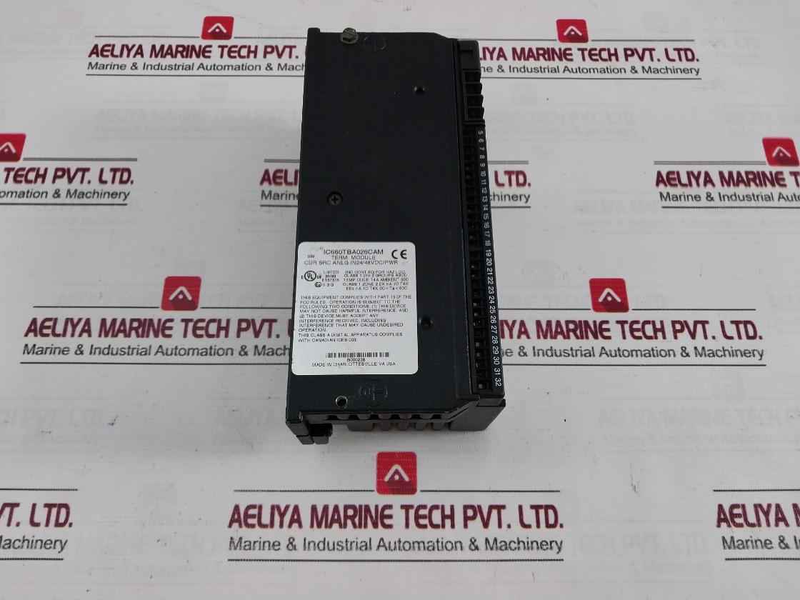 Ge Fanuc Ic660Bba026 Genius Analog Input Block Module T4A E157515 24Vdc 25Ma