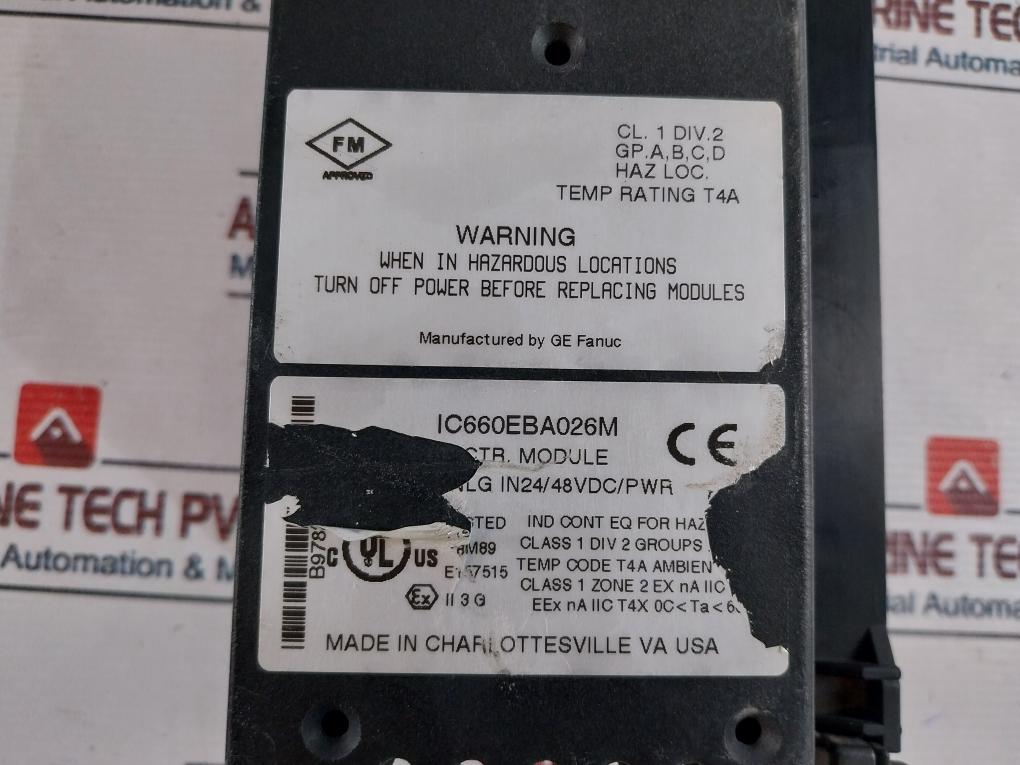 Ge Fanuc Ic660Bba026/ Ic660Eba026/ Ic660Tba026 Terminal Module