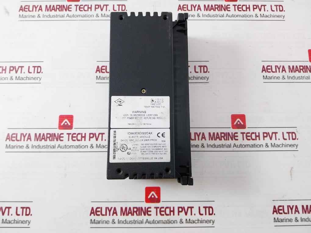 Ge Fanuc Ic660Bbd022 Genius Plc I/O Terminal Source Block Module 24Vdc