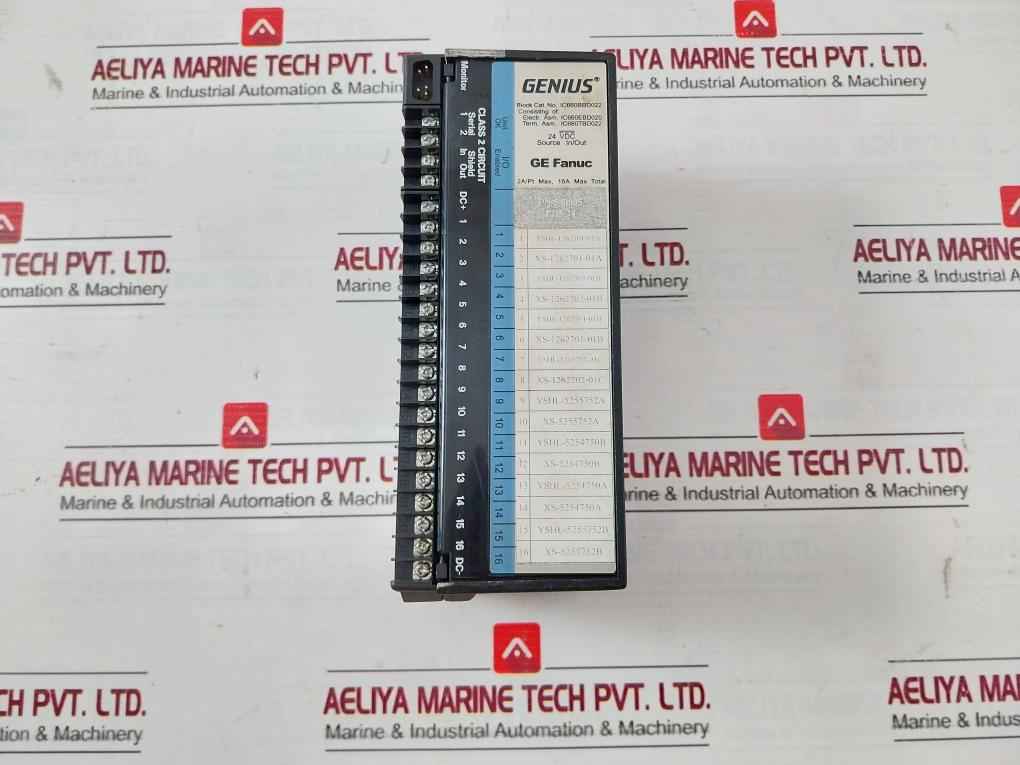 Ge Fanuc Ic660Bbd022 Genius Plc I/O Terminal Source Block Module B084512