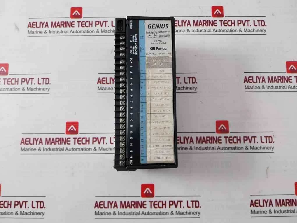 Ge Fanuc Ic660Bbd022 Plc I/O Terminal Source Block Module 24/48Vdc 16Pt