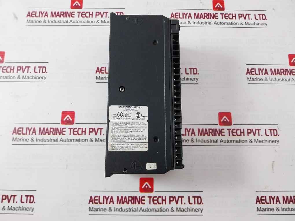 Ge Fanuc Ic660Bbd022 Plc I/O Terminal Source Block Module E105285 Pn-540004
