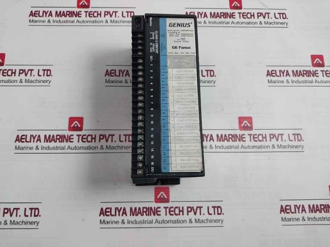Ge Fanuc Ic660Bbd022 Plc I/O Terminal Source Block Module T4A 60C E157515 24Vdc