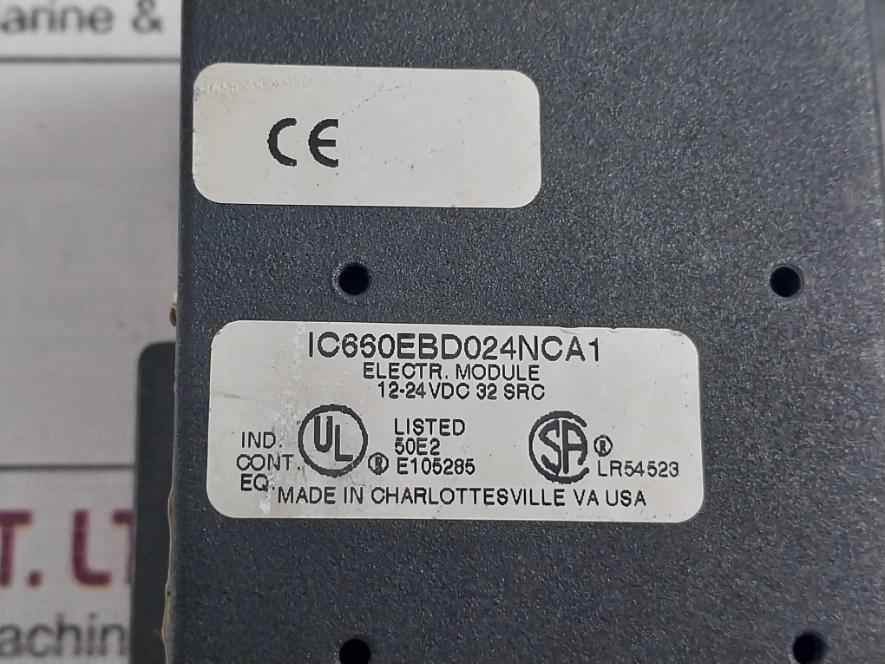 Ge Fanuc Ic660Bbd024 Genius Block I/O Module Electric Assy Ic660Ebd024 12-24Vdc