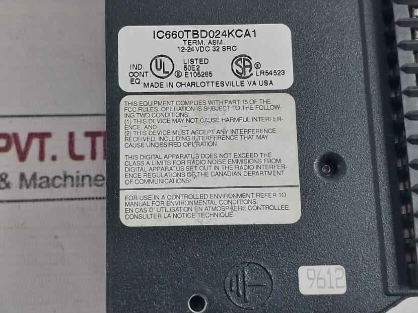 Ge Fanuc Ic660Bbd024 Genius Block I/O Module Electric Assy Ic660Ebd024 12-24Vdc