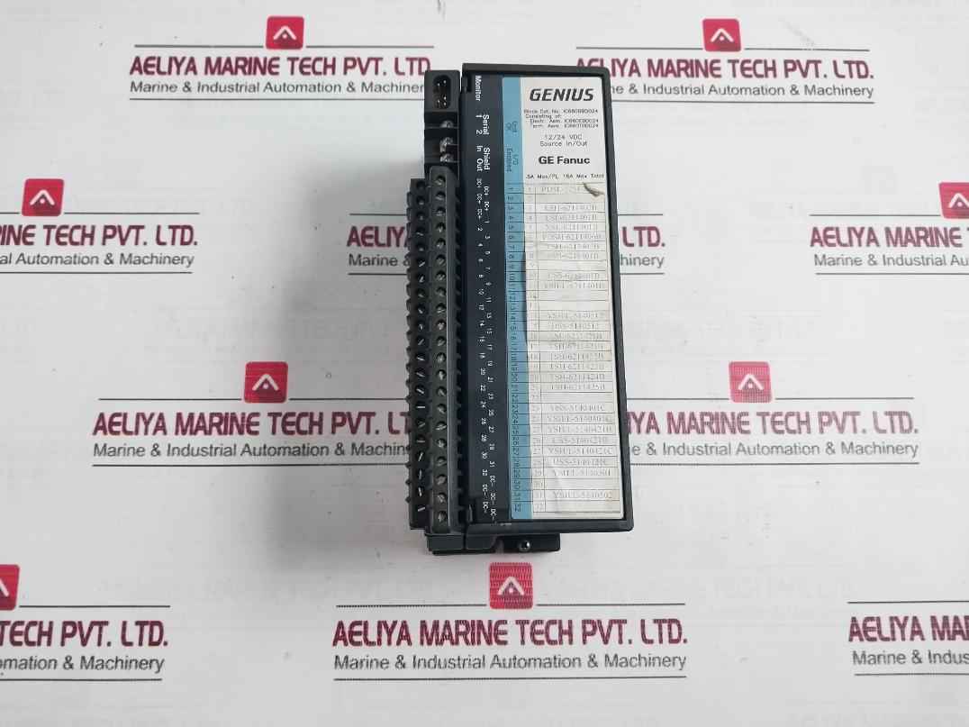 Ge Fanuc Ic660Bbd024 Genius Block I/O Module Electric Assy Ic660Ebd024 12-24Vdc