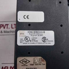 Ge Fanuc Ic660Bbd024 Genius Block I/O Module Ic660Tbd024 Ic660Ebd024S 12/24Vdc