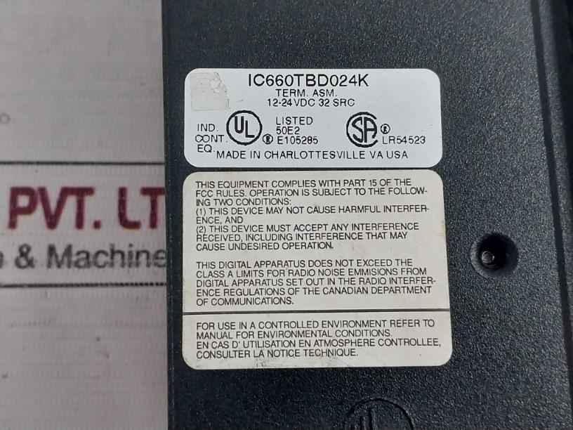 Ge Fanuc Ic660Bbd024 Genius Block I/O Module Ic660Tbd024 Ic660Ebd024S 12/24Vdc