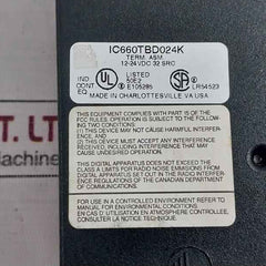 Ge Fanuc Ic660Bbd024 Genius Block I/O Module Ic660Tbd024 Ic660Ebd024S 12/24Vdc