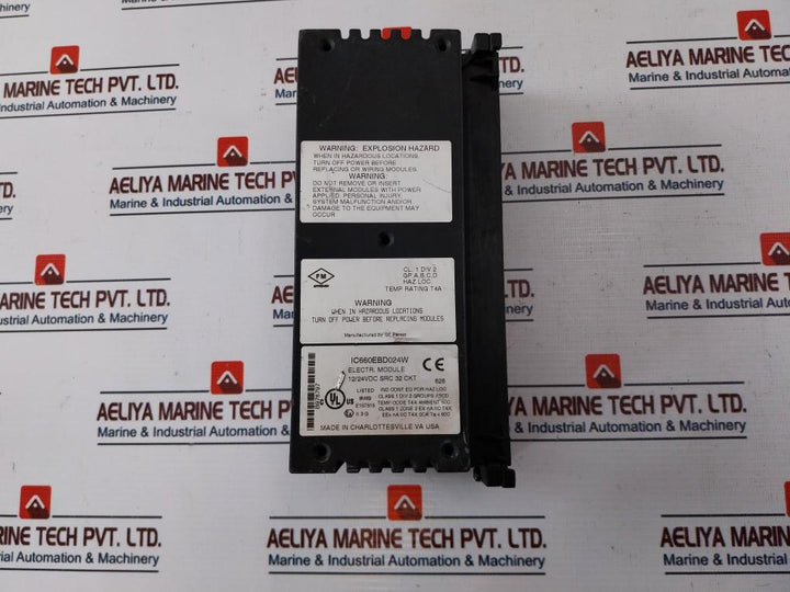 Ge Fanuc IC660EBD024W Electric Module