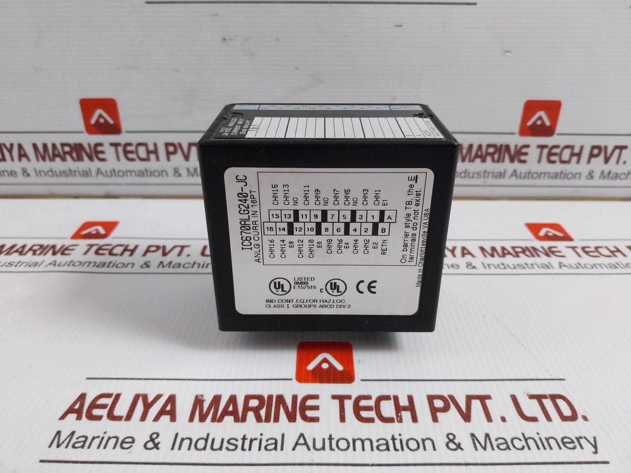 Ge Fanuc 24Vdc 16 Point Analog Current Input Module Ic670Alg240-jc