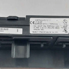 Ge Fanuc Ic670Chs101A I/O Base Barrier Style Terminal 5722540