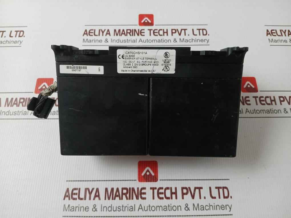 Ge Fanuc Ic670Chs101A I/O Base Barrier Style Terminal E157515 Ic670Alg620-jd