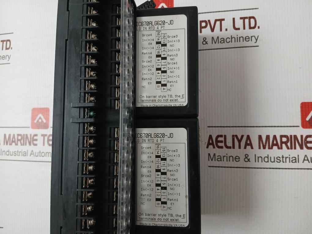 Ge Fanuc Ic670Chs101A I/O Base Barrier Style Terminal E157515 Ic670Alg620-jd