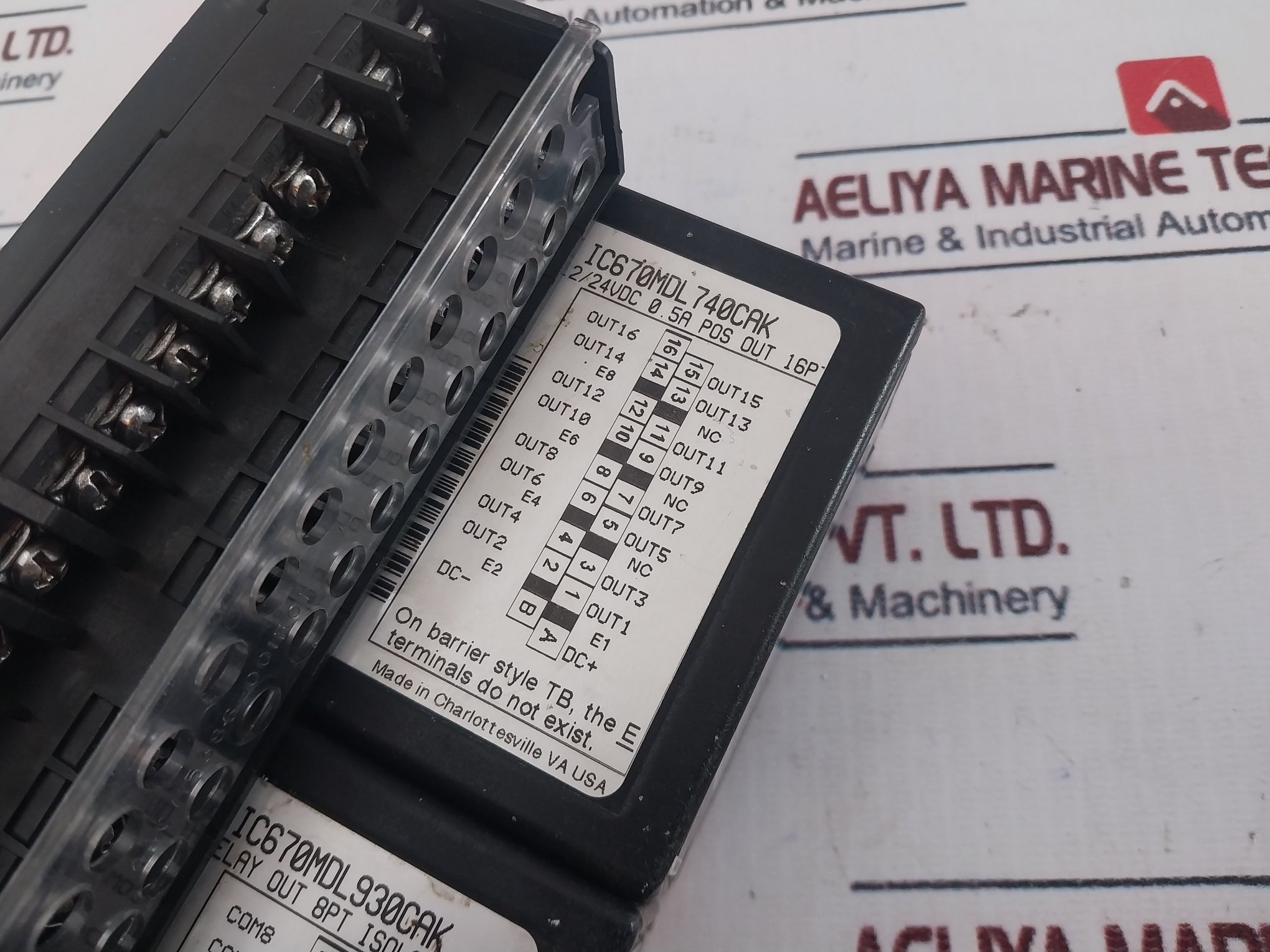 Ge Fanuc Ic670Mdl740Cak Field Control Bus Interface Module Relay+Pos Output