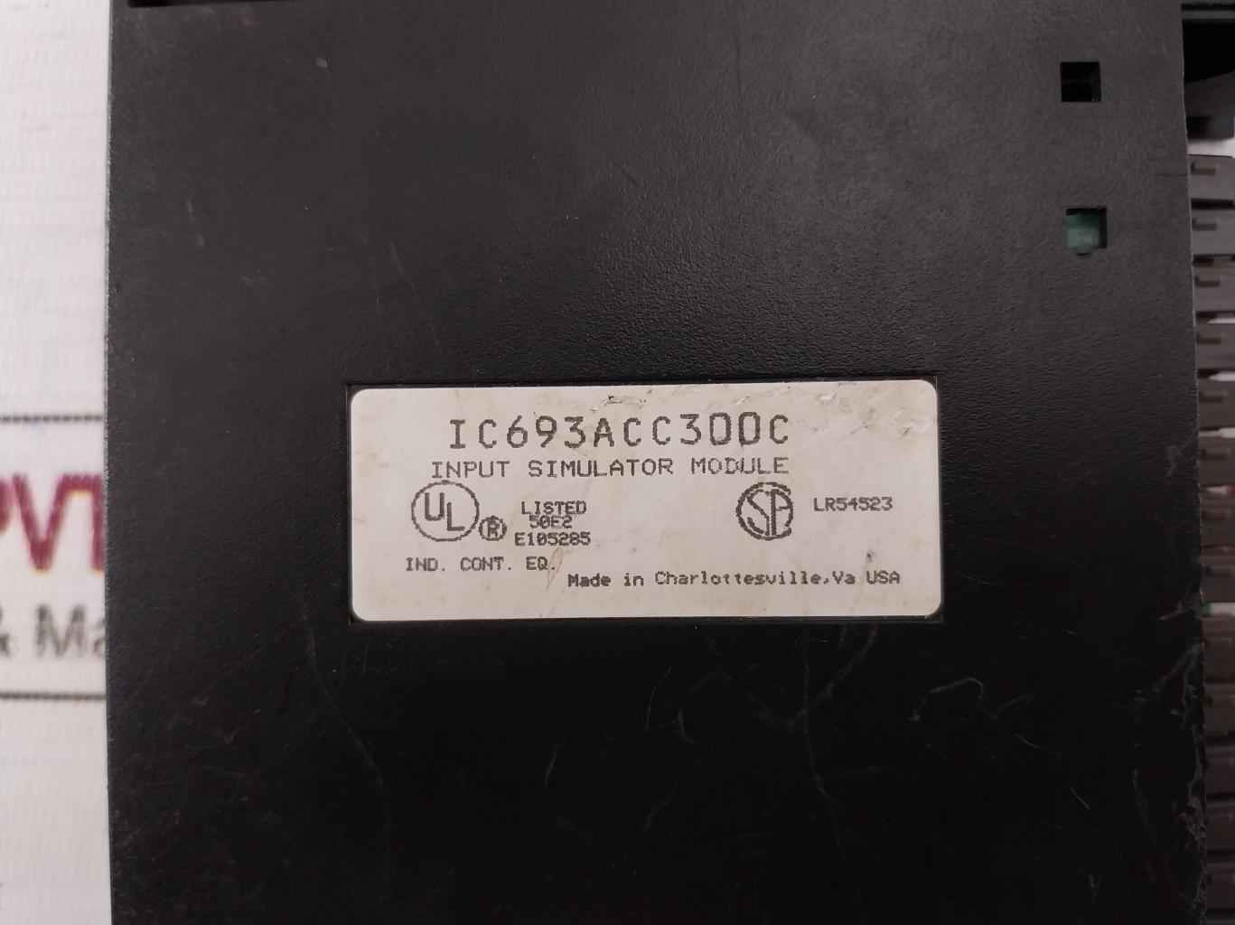 Ge Fanuc Ic693Acc300C Input Simulator Module
