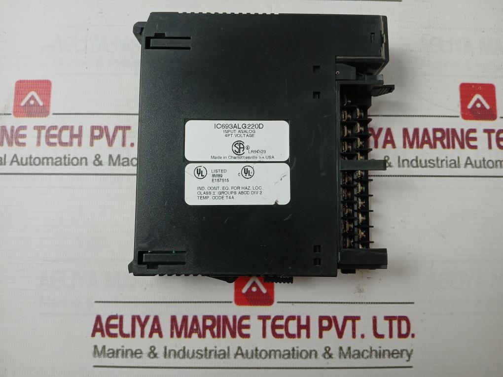 Ge Fanuc Ic693Alg220D Analog Input Module Alg220