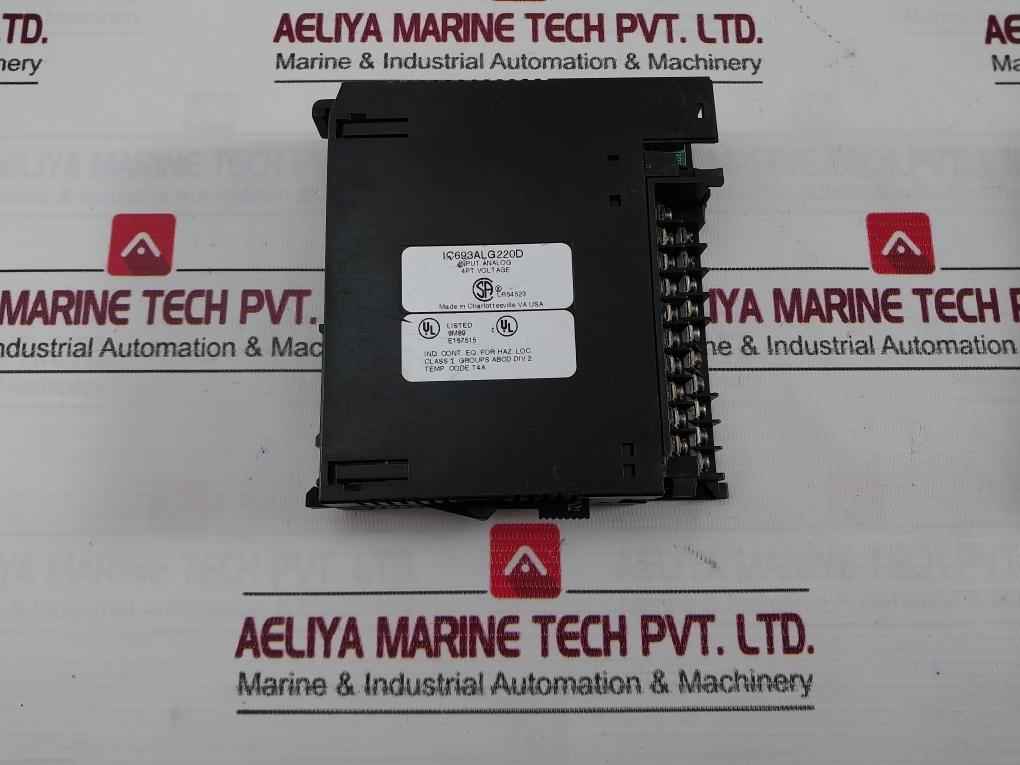 Ge Fanuc Ic693Alg220D Analog Voltage Input Module Alg220 E157515 T4A