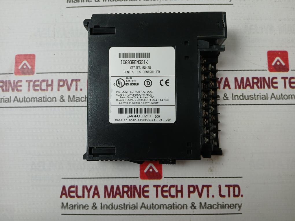 Ge Fanuc Ic693Bem331K Genius Bus Controller E157515 0C Ta 60C Series 90-30