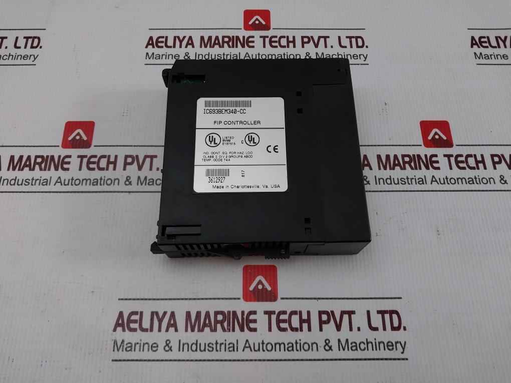 Ge Fanuc Ic693Bem340-cc Fip Fieldbus Bus Controller Module T4A Rs-422