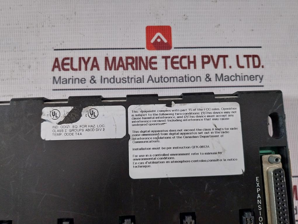 Ge Fanuc Ic693Chs391E Programmable Controller Base 10-slot 0580137