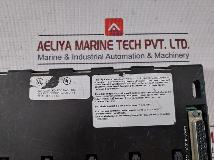 Ge Fanuc Ic693Chs391E Programmable Controller Base 10-slot 0580137