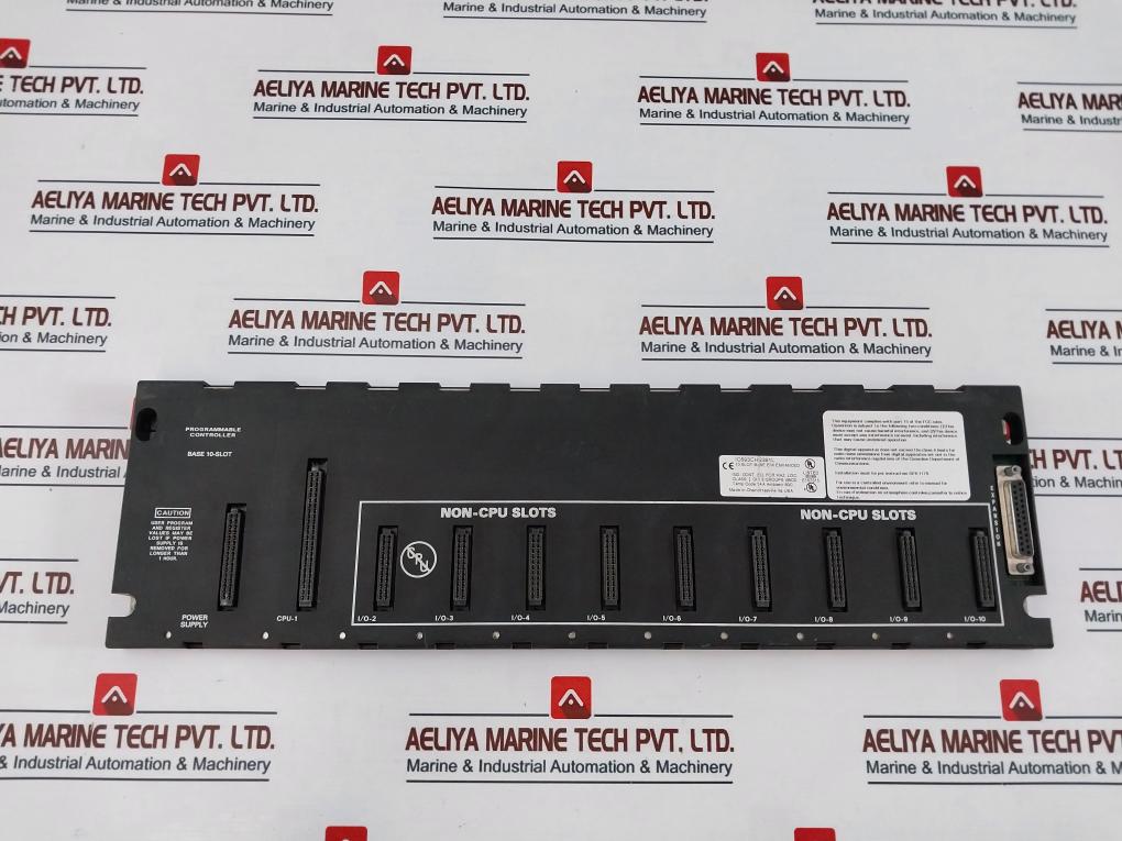 Ge Fanuc Ic693Chs391L Programmable Controller Base 10-slot E157515