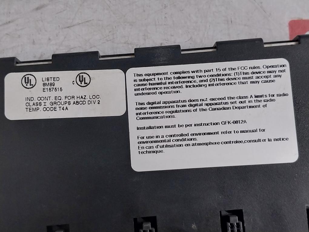 Ge Fanuc Ic693Chs392E 10-slot Expantion Base Plate