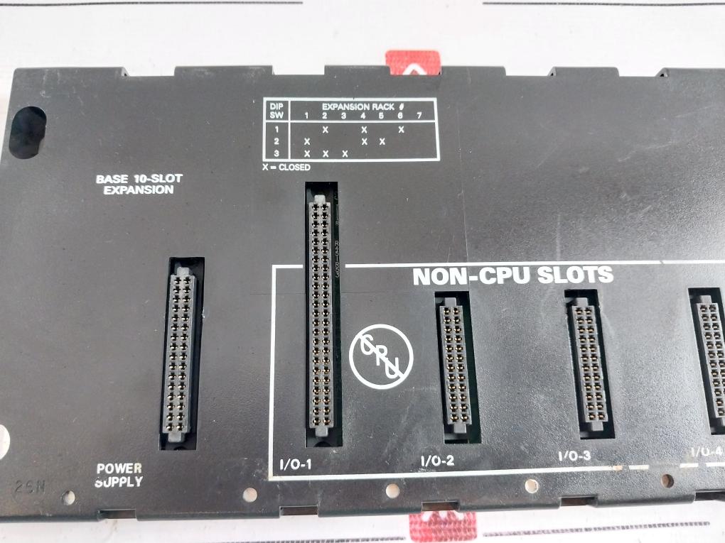 Ge Fanuc Ic693Chs392J 10-slot Expansion Base Emi Enhanced E157515
