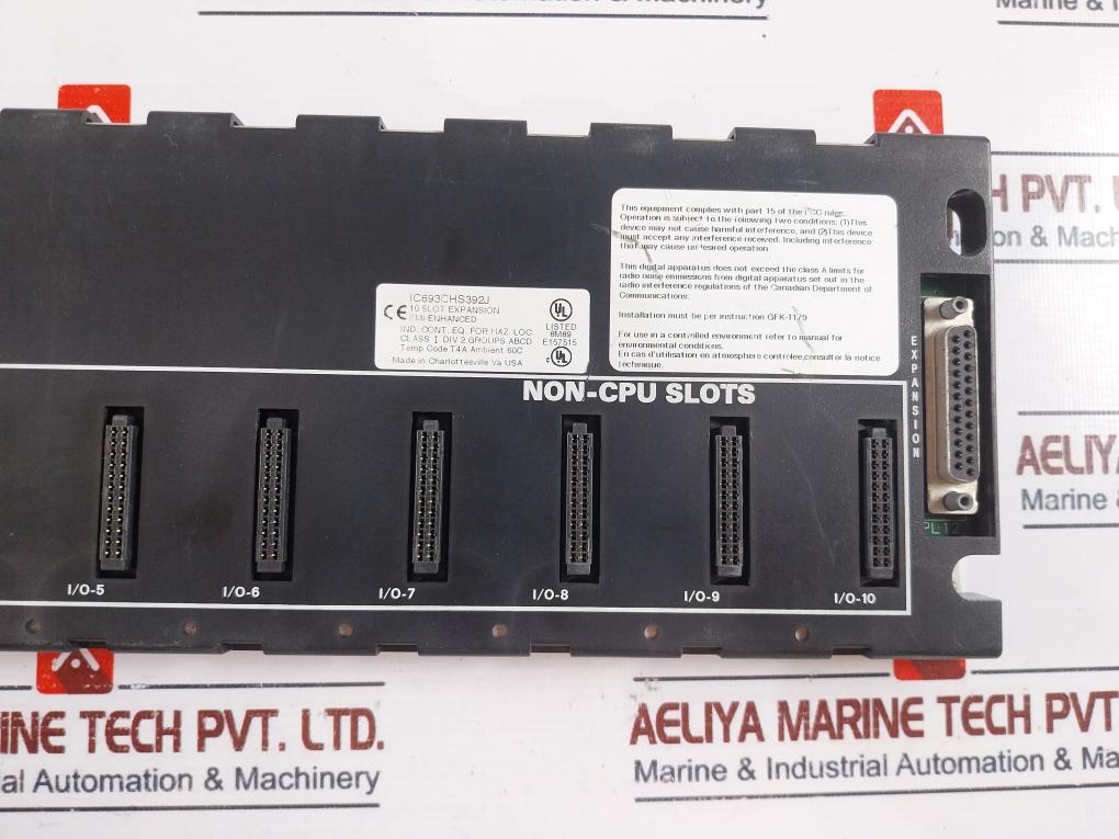 Ge Fanuc Ic693Chs392J Slot Expansion Module