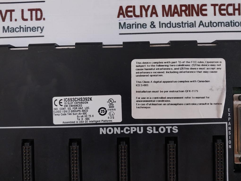Ge Fanuc Ic693Chs392K 10 Slot Base Expansion Rack