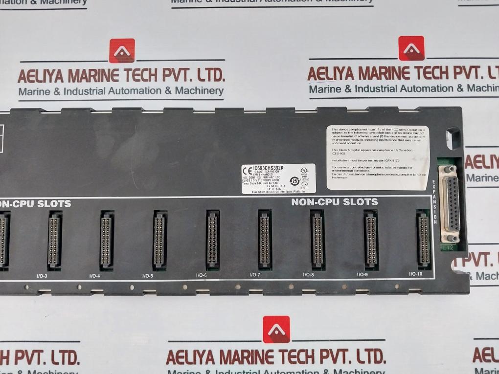 Ge Fanuc Ic693Chs392K 10 Slot Base Expansion Rack