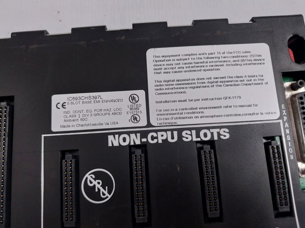 Ge Fanuc Ic693Chs397L Programmable Controller E157515 6390747