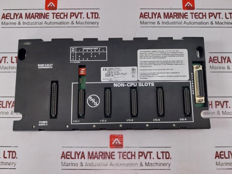 Ge Fanuc Ic693Chs398J Expansion Base Plate With 5 Slot