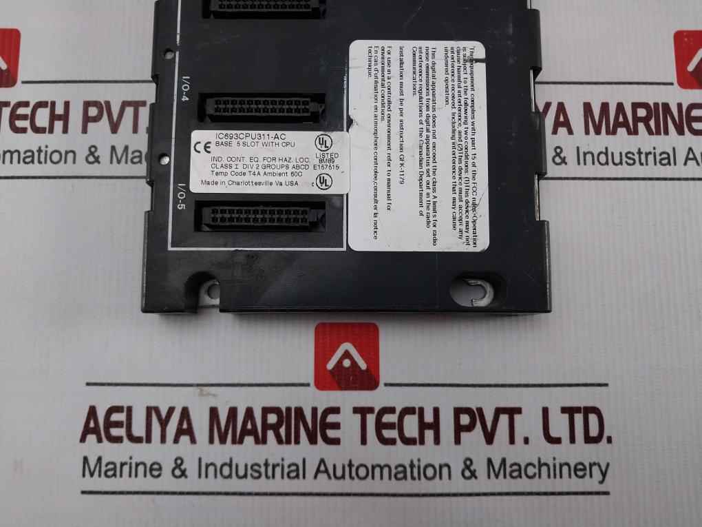 Ge Fanuc Ic693Cpu311-ac Programmable Controller 395-027M 8.21